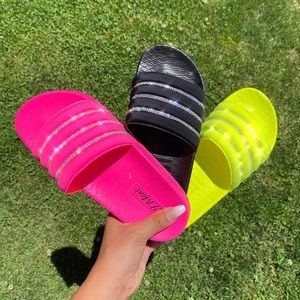 Super Cute and Sparkly Comfy Slides!
